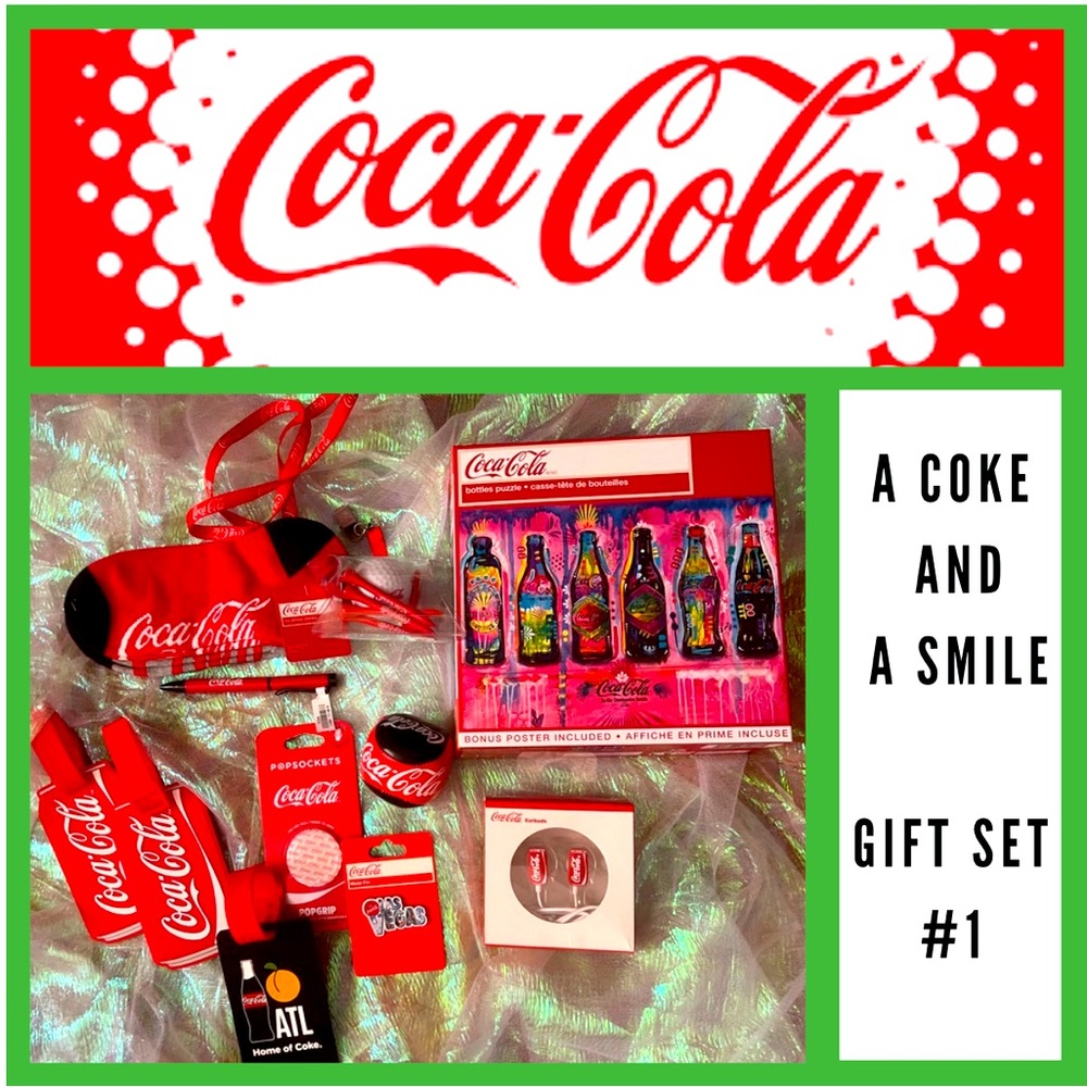 NEW: 18 ITEMS COKE THEMED GIFT SET #1